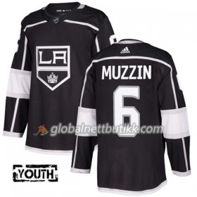Los Angeles Kings Hockeydrakt Jake Muzzin 6 2017-2018 Svart Adidas Authentic - Herre